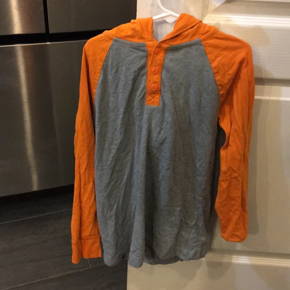 Old Navy Hooded Long Sleeved Shirt